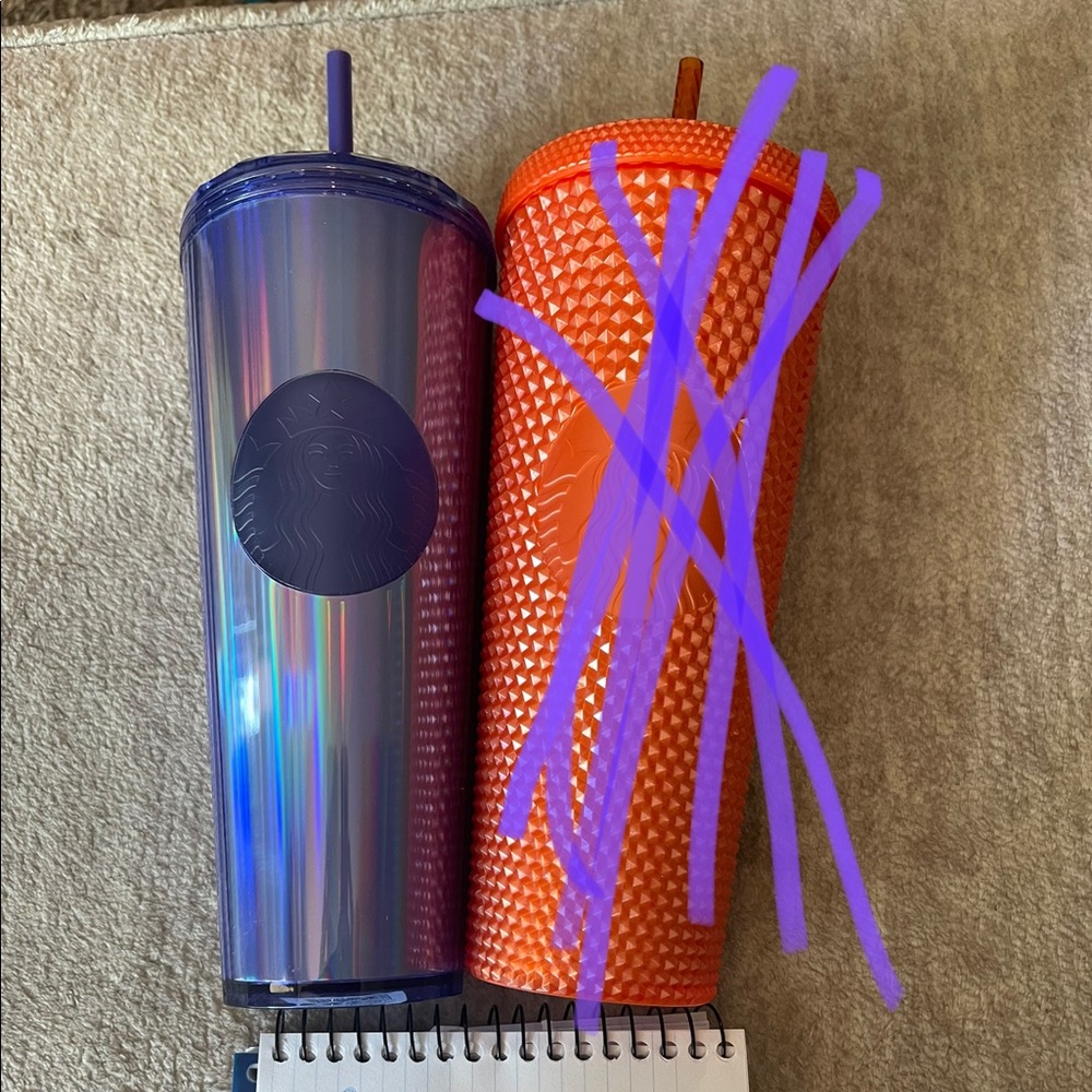 Starbucks BNWT blue kaleidoscope dome cup